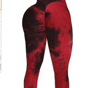 Textured workout leggings